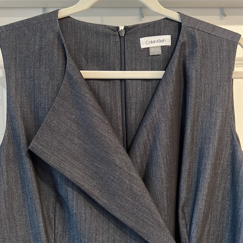 NWT Calvin Klein denim a-line dress